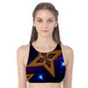 Star Background Tank Bikini Top View1