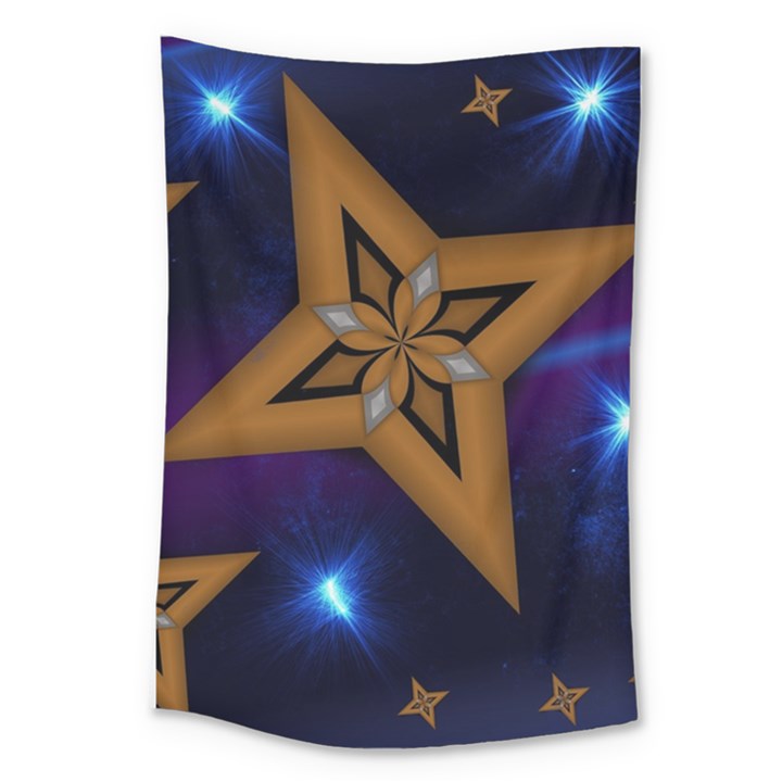 Star Background Large Tapestry