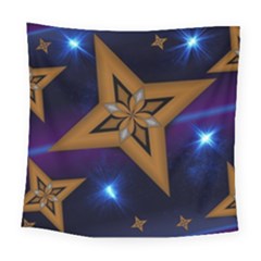 Star Background Square Tapestry (large) by HermanTelo