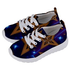 Star Background Kids  Lightweight Sports Shoes by HermanTelo