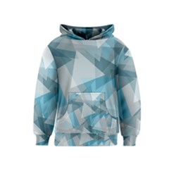 Triangle Blue Pattern Kids  Pullover Hoodie