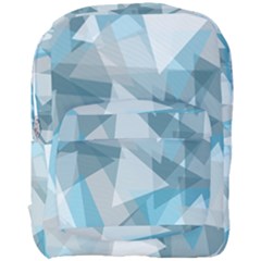 Triangle Blue Pattern Full Print Backpack