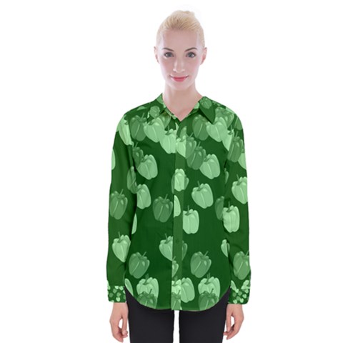 Paprika Womens Long Sleeve Shirt by Mariart