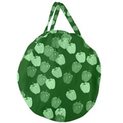 Paprika Giant Round Zipper Tote by Mariart