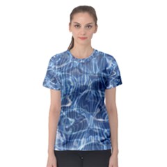 Abstract Blue Diving Fresh Women s Sport Mesh Tee