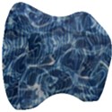 Abstract Blue Diving Fresh Velour Head Support Cushion View3