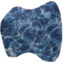 Abstract Blue Diving Fresh Velour Head Support Cushion View4