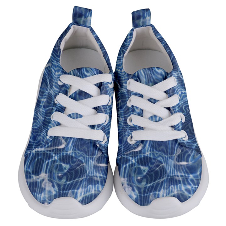 Abstract Blue Diving Fresh Kids  Lightweight Sports Shoes