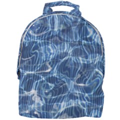 Abstract Blue Diving Fresh Mini Full Print Backpack by HermanTelo