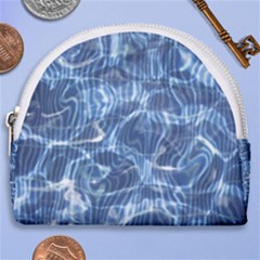 Abstract Blue Diving Fresh Horseshoe Style Canvas Pouch