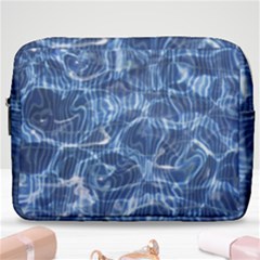 Abstract Blue Diving Fresh Make Up Pouch (large) by HermanTelo