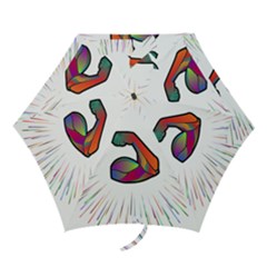 Strength Strong Arm Muscles Mini Folding Umbrellas