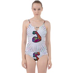 Strength Strong Arm Muscles Cut Out Top Tankini Set by HermanTelo