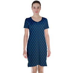 Background Holes Texture Short Sleeve Nightdress