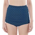 Background Holes Texture High-Waisted Bikini Bottoms View1