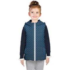 Background Holes Texture Kids  Hooded Puffer Vest