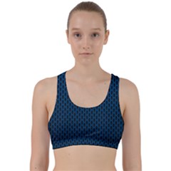 Background Holes Texture Back Weave Sports Bra