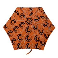 Background Pattern Retro Mini Folding Umbrellas