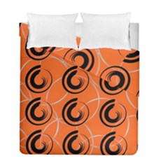 Background Pattern Retro Duvet Cover Double Side (full/ Double Size) by HermanTelo