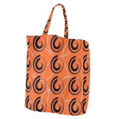 Background Pattern Retro Giant Grocery Tote