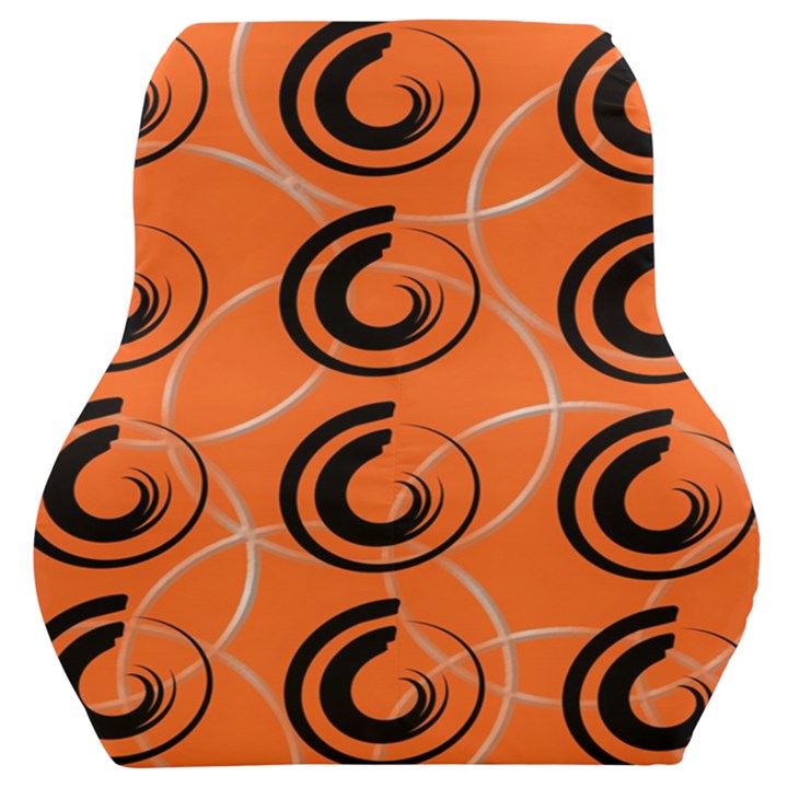 Background Pattern Retro Car Seat Back Cushion 