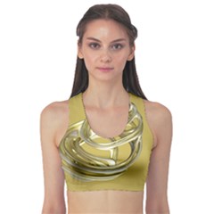 Fractal Abstract Artwork Sports Bra