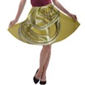 Fractal Abstract Artwork A-line Skater Skirt View1