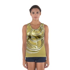 Fractal Abstract Artwork Sport Tank Top 