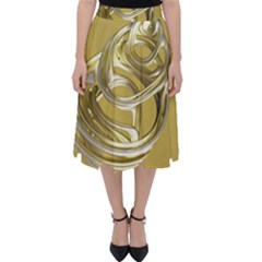 Fractal Abstract Artwork Classic Midi Skirt by HermanTelo