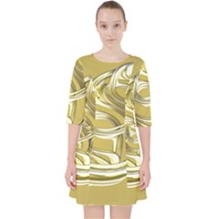 Fractal Abstract Artwork Pocket Dress