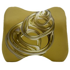 Fractal Abstract Artwork Velour Head Support Cushion