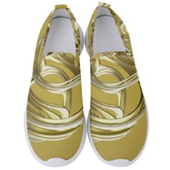 Fractal Abstract Artwork Men s Slip On Sneakers