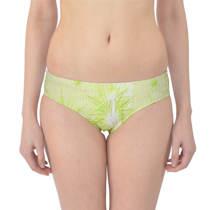 Background Green Star Hipster Bikini Bottoms