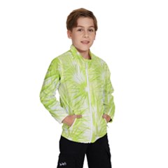 Background Green Star Kids  Windbreaker