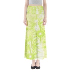 Background Green Star Full Length Maxi Skirt by HermanTelo