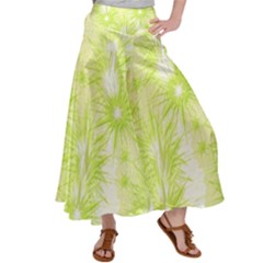 Background Green Star Satin Palazzo Pants by HermanTelo