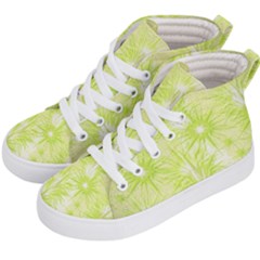 Background Green Star Kids  Hi-top Skate Sneakers by HermanTelo