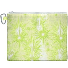 Background Green Star Canvas Cosmetic Bag (xxxl) by HermanTelo