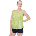 Background Green Star Bubble Hem Chiffon Tank Top View1