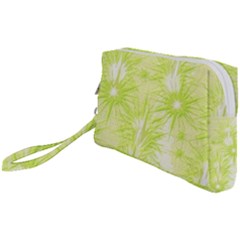 Background Green Star Wristlet Pouch Bag (small)