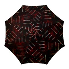 Background Red Metal Golf Umbrellas