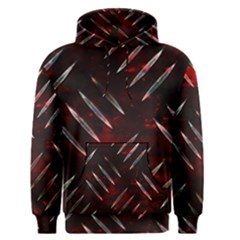 Background Red Metal Men s Pullover Hoodie