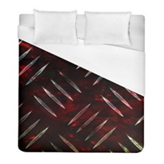 Background Red Metal Duvet Cover (full/ Double Size)