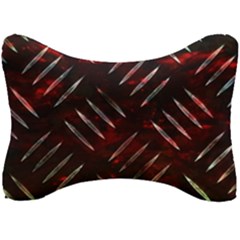 Background Red Metal Seat Head Rest Cushion