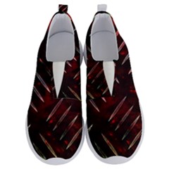 Background Red Metal No Lace Lightweight Shoes