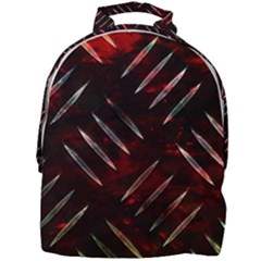 Background Red Metal Mini Full Print Backpack by HermanTelo