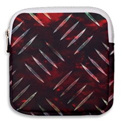 Background Red Metal Mini Square Pouch by HermanTelo