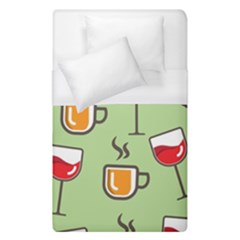 Cups And Mugs Duvet Cover (single Size)