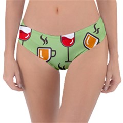 Cups And Mugs Reversible Classic Bikini Bottoms by HermanTelo