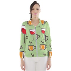 Cups And Mugs Women s Windbreaker